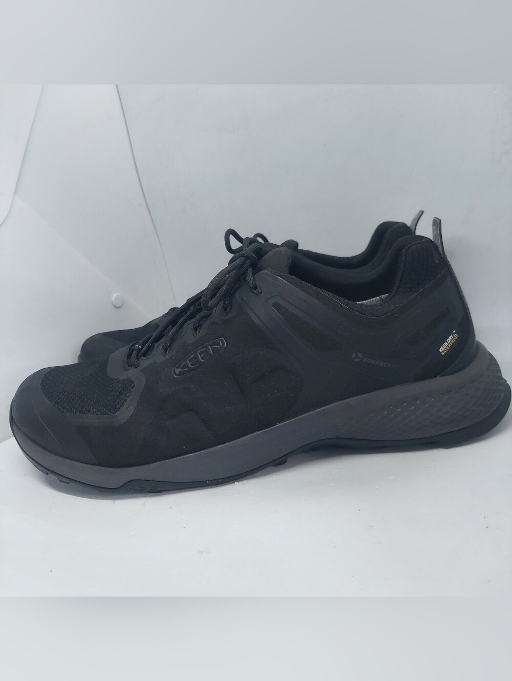 Keen Explore Sneakers Waterproof Outdoor Shoes Black Mens Size 15m Konnect Fit